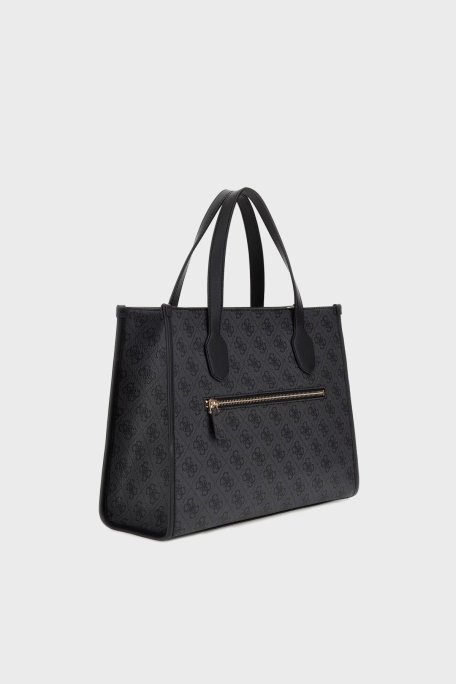 Guess Izzy 4G Logolu Çıkarılabilir Askılı HWSG8654220 Bayan Çanta HWSG86 54220 CLO ANTRASİT - Guess (1)