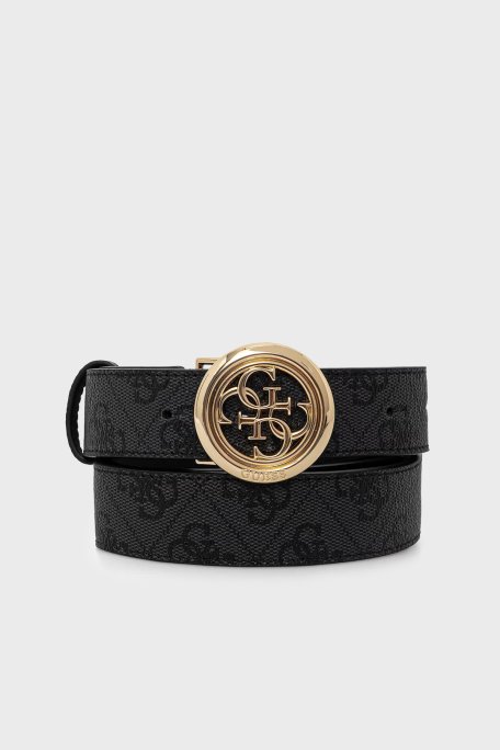 Guess Janie Logolu Ayarlanabilir BW9357P6230 Bayan Kemer BW9357 P6230 CLO ANTRASİT - Guess