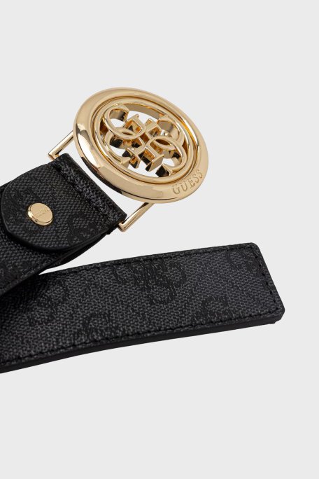 Guess Janie Logolu Ayarlanabilir BW9357P6230 Kadın Kemer BW9357 P6230 CLO ANTRASİT - Guess (1)