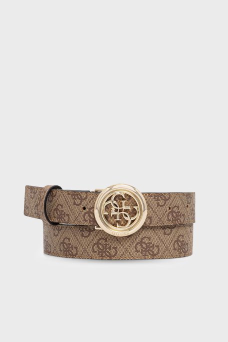 Guess Janie Logolu Ayarlanabilir BW9357P6230 Kadın Kemer BW9357 P6230 LTL KAHVE - Guess