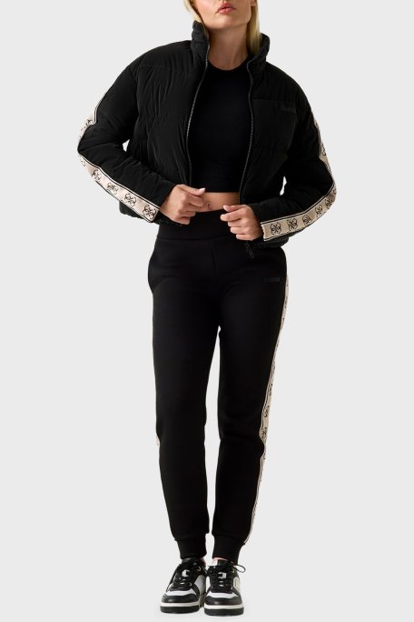 Guess Kapitoneli Logolu Regular Fit Dik Yaka Şişme V5BL11WGYC2 Bayan Mont V5BL11 WGYC2 JBLK SİYAH - Guess (1)