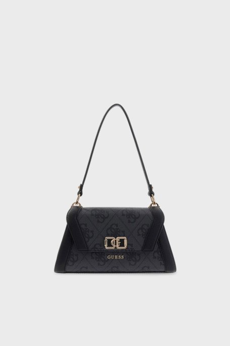 Guess Karnilla Logolu Çıkarılabilir Askılı HWOS9901190 Bayan Çanta HWOS99 01190 CLO ANTRASİT - Guess