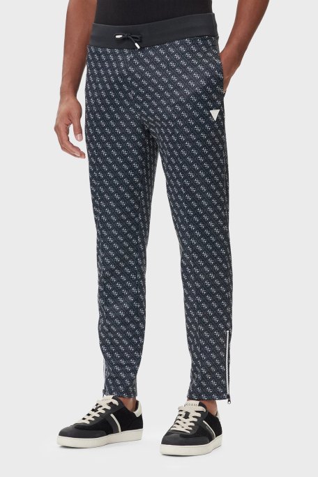 Guess Korbin Jakarlı Logo Baskılı Pamuklu Regular Fit Jogger Z2BB05K7122 Erkek Pantolon Z2BB05 K7122 P9QC SİYAH - Guess (1)