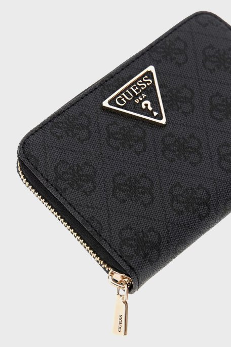 Guess Laruel 4G Logolu Fermuarlı SWSG8500140 Bayan Cüzdan SWSG85 00140 CLO ANTRASİT - Guess (1)