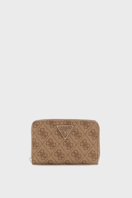Guess Laurel Logolu Fermuarlı SWSG7459140 Bayan Cüzdan SWSG74 59140 LTL KAHVE - Guess