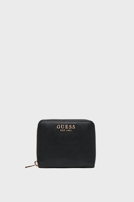 Guess Laurel Logolu Fermuarlı SWZG7459137 Bayan Cüzdan SWZG74 59137 BLA SİYAH - Guess