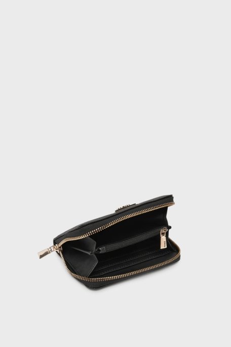 Guess Laurel Logolu Fermuarlı SWZG7459140 Bayan Cüzdan SWZG74 59140 BLA SİYAH - Guess (1)