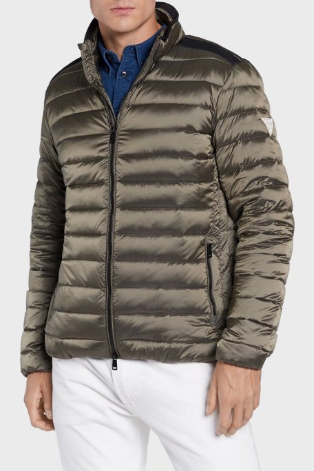 Guess Light Kapitoneli Regular Fit Kuş Tüyü Dolgulu Şişme M1RL47WDQ50 Erkek Mont M1RL47 WDQ50 G1CA HAKİ - Guess