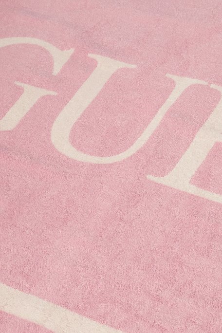 Guess Logolu % 100 Pamuk 100 x 180 cm E5GZ13SG00P Bayan Plaj Havlusu E5GZ13 SG00P G65G Pembe - Guess (1)