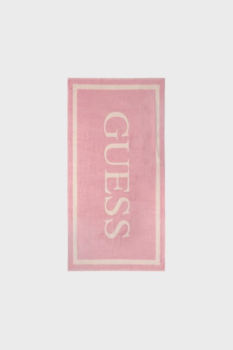 Guess Logolu % 100 Pamuk 100 x 180 cm E5GZ13SG00P Kadın Plaj Havlusu E5GZ13 SG00P G65G Pembe - Guess