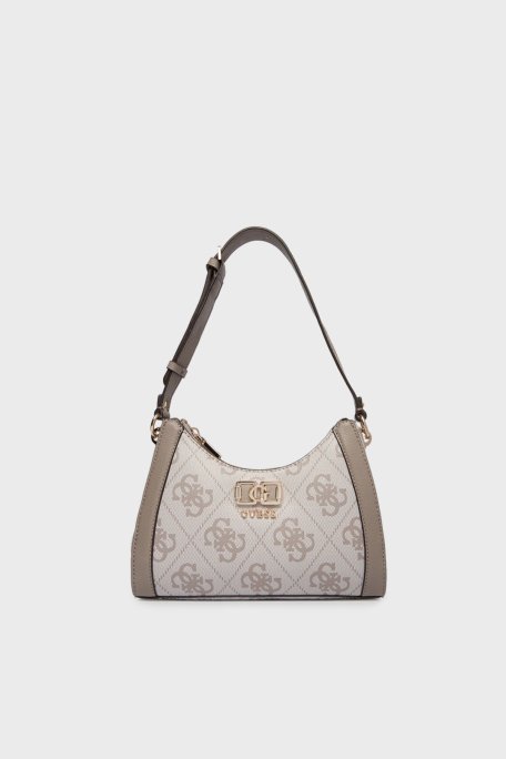 Guess Logolu Ayarlanabilir Omuz Askılı HWOS9901180 Bayan Çanta HWOS99 01180 DKO BEJ - Guess