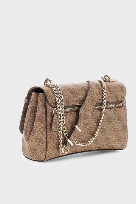 Guess Logolu Ayarlanabilir Zincir Askılı HWSG9917210 Kadın Çanta HWSG99 17210 LTL KAHVE - Guess (1)