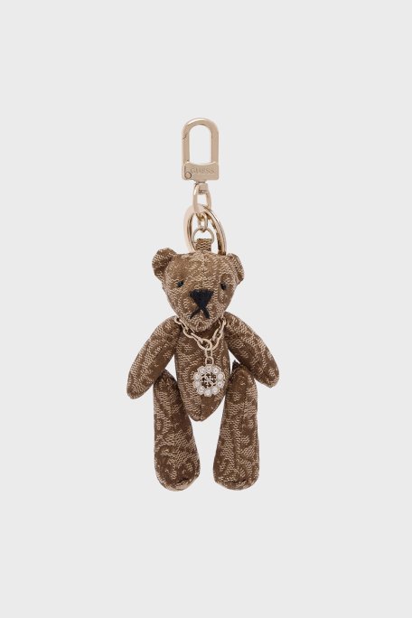 Guess Logolu Ayıcık RW7549P6101 Bayan Anahtarlık RW7549 P6101 LTL KAHVE - Guess