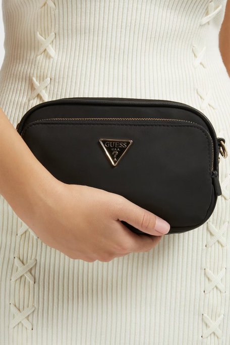 Guess Logolu Çıkarılabilir Askılı Eco Gemma Bayan Çanta HWEYG839572 BLA SİYAH - Guess (1)