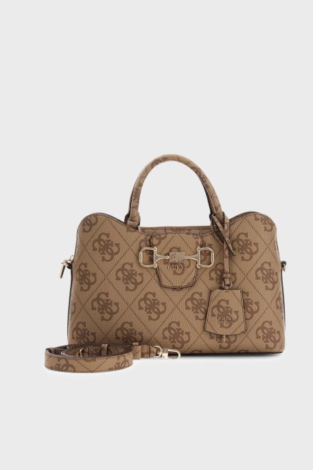 Guess Logolu Çıkarılabilir Askılı HWOS9924060 Kadın Çanta HWOS99 24060 LTL KAHVE - Guess