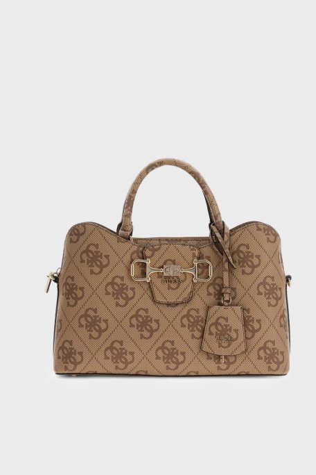 Guess Logolu Çıkarılabilir Askılı HWOS9924060 Kadın Çanta HWOS99 24060 LTL KAHVE - Guess (1)