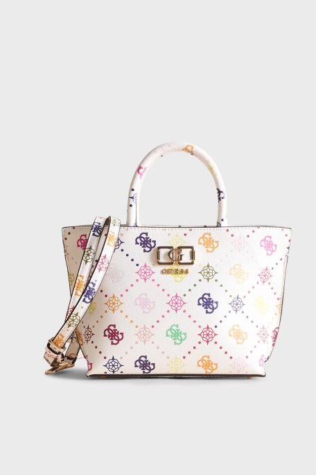 Guess Logolu Çıkarılabilir Askılı Tote Kadın Çanta HWGM99 28750 MUO EKRU - Guess