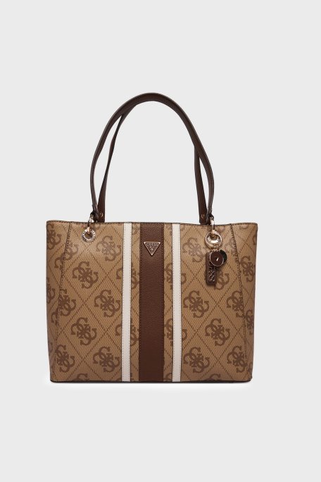 Guess Logolu Omuz Askılı Tote HWSS9672250 Kadın Çanta HWSS96 72250 LGW KAHVE - Guess