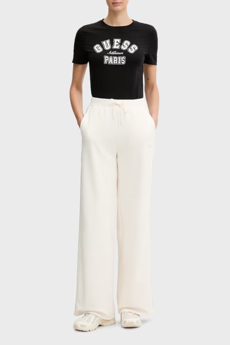 Guess Logolu Pamuklu Slim Fit Bisiklet Yaka V6RI15J1314 Bayan T Shirt V6RI15 J1314 JBLK SİYAH - Guess (1)