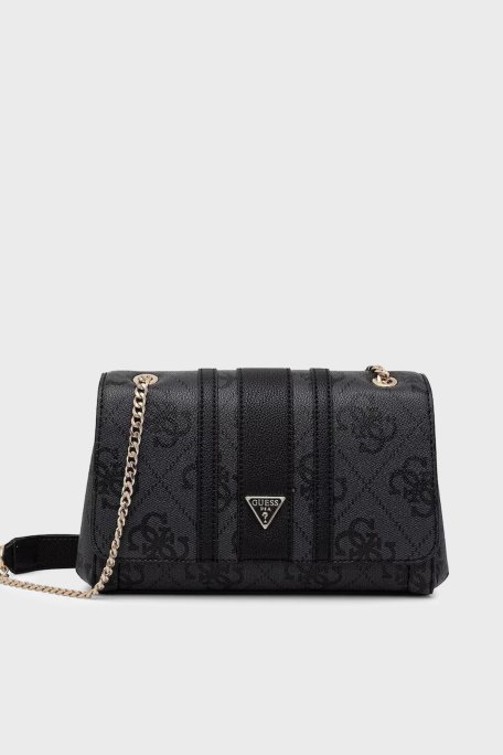 Guess Logolu Zincir Askılı HWSS9672210 Kadın Çanta HWSS96 72210 CLO ANTRASİT - Guess