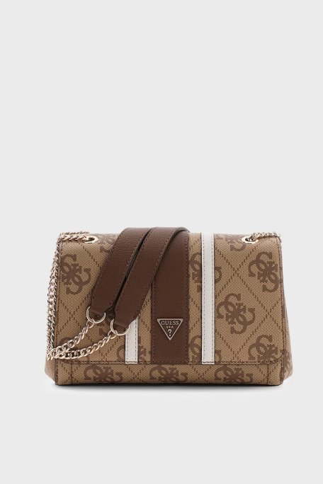 Guess Logolu Zincir Askılı HWSS9672210 Kadın Çanta HWSS96 72210 LGW KAHVE - Guess