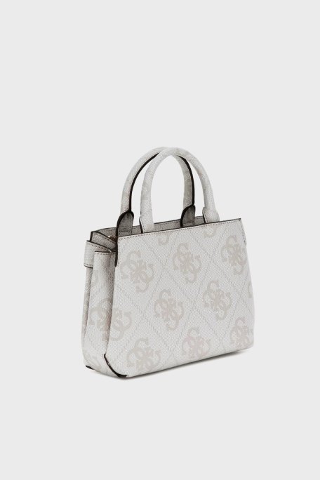 Guess Lorelei 4G Logo Baskılı Çıkarılabilir Zincir Askılı HWOS9639760 Bayan Çanta HWOS96 39760 BNN BEYAZ - Guess (1)