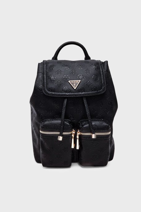 Guess Manhattan Ii 4G Logolu Ayarlanabilir Askılı HWPD7118310 Bayan Sırt Çantası HWPD71 18310 BLO SİYAH - Guess