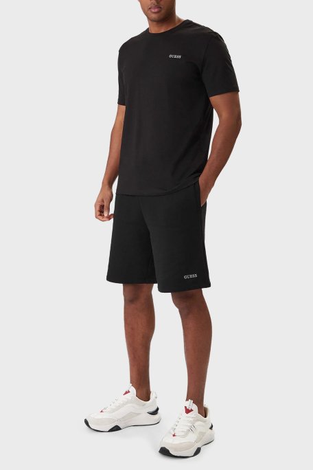 Guess Marzio Pamuklu Regular Fit Logolu Bisiklet Yaka Z6RI17I3Z14 Erkek T Shirt Z6RI17 I3Z14 JBLK SİYAH - Guess (1)