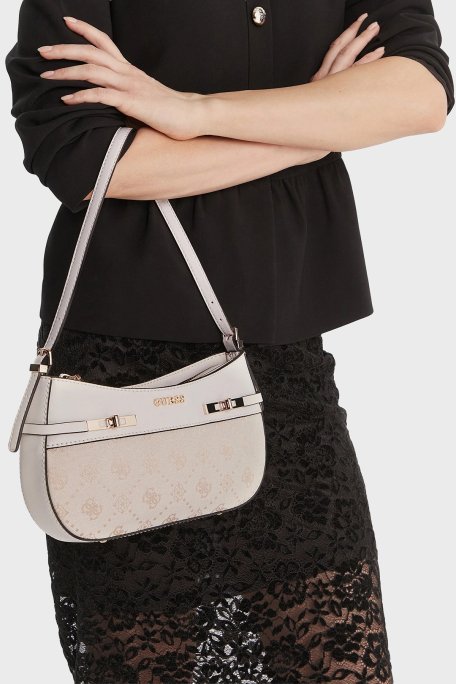 Guess Melinda 4G Logolu Çıkarılabilir Omuz Askılı HWJP9902170 Bayan Çanta HWJP99 02170 OFL BEJ - Guess (1)