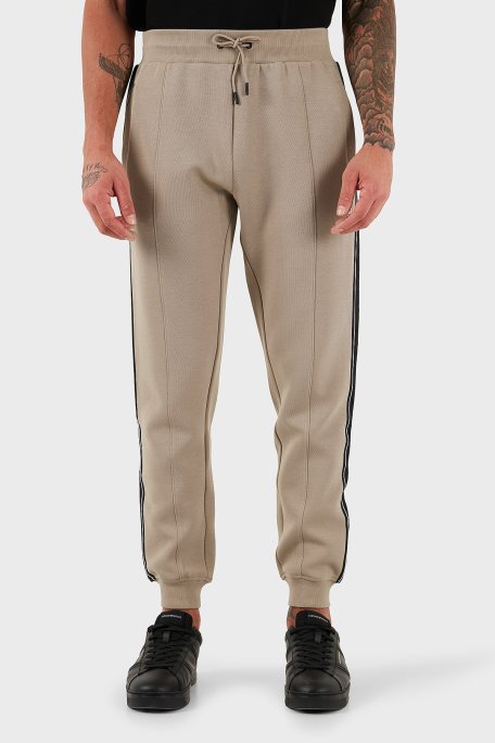 Guess Mickey Yanı Logolu Pamuklu Regular Fit Lastikli Paça Jogger Z2YB09KB3P2 Erkek Pantolon Z2YB09 KB3P2 G1FR BEJ - Guess