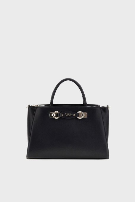 Guess Mimina Logolu Çıkarılabilir Askılı HWBG8015060 Bayan Çanta HWBG80 15060 BLA SİYAH - Guess