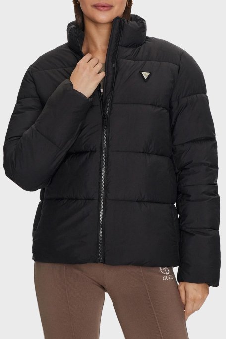 Guess New Claudia Regular Fit Dik Yaka V4YL03WFUD0 Bayan Mont V4YL03 WFUD0 JBLK SİYAH - Guess