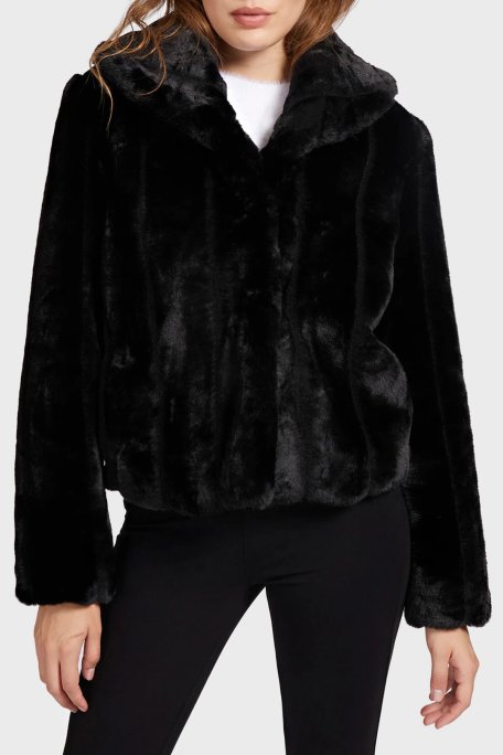 Guess New Sophy Regular Fit Cepli Suni Kürk W0BL0NWDCH0 Bayan Mont W0BL0NWDCH0 JBLK SİYAH - Guess