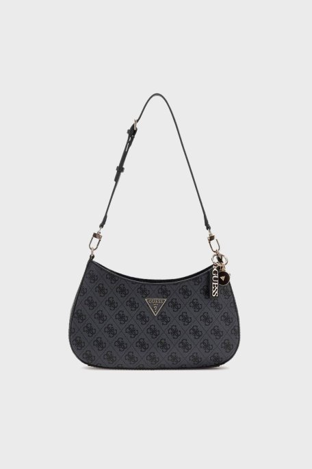 Guess Noelle 4G Logo Baskılı Ayarlanabilir Askılı HWBG9672180 Bayan Çanta HWBG96 72180 CLO ANTRASİT - Guess