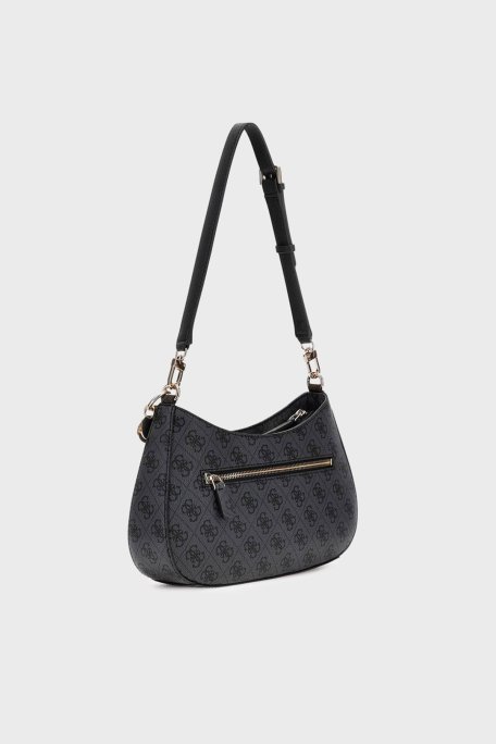 Guess Noelle 4G Logo Baskılı Ayarlanabilir Askılı HWBG9672180 Bayan Çanta HWBG96 72180 CLO ANTRASİT - Guess (1)