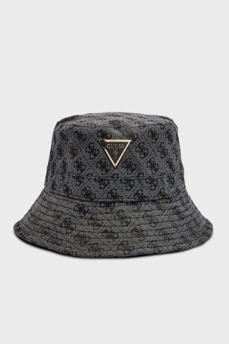 Guess Noelle 4G Logo Baskılı Bucket AW5371POL01 Bayan Şapka AW5371 POL01 CLO ANTRASİT - Guess