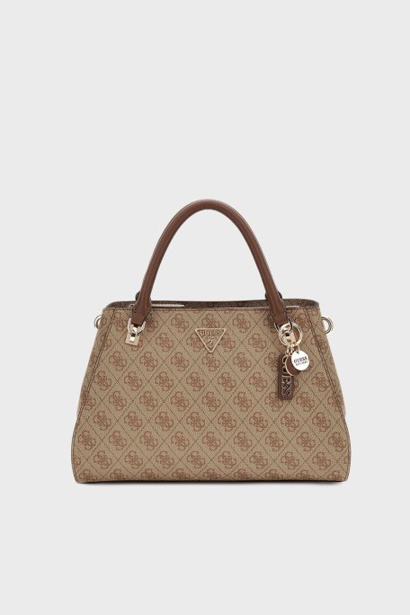 Guess Noelle 4G Logo Baskılı Çıkarılabilir Askılı HWBG9672070 Bayan Çanta HWBG96 72070 LGW KAHVE - Guess