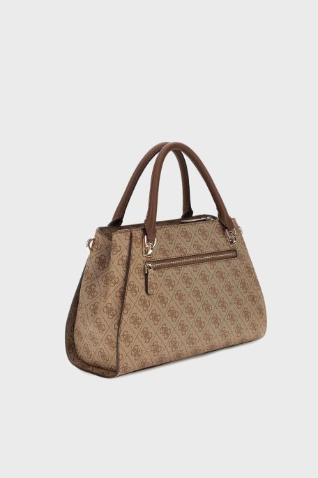 Guess Noelle 4G Logo Baskılı Çıkarılabilir Askılı HWBG9672070 Bayan Çanta HWBG96 72070 LGW KAHVE - Guess (1)