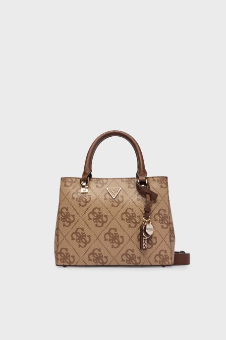 Guess Noelle 4G Logolu Çıkarılabilir Askılı HWSO9672050 Bayan Çanta HWSO96 72050 LGW KAHVE - Guess