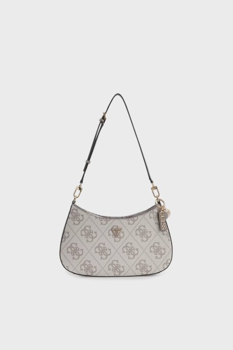 Guess Noelle 4G Logolu Çıkarılabilir Askılı HWSO9672180 Bayan Çanta HWSO96 72180 DKO BEJ - Guess