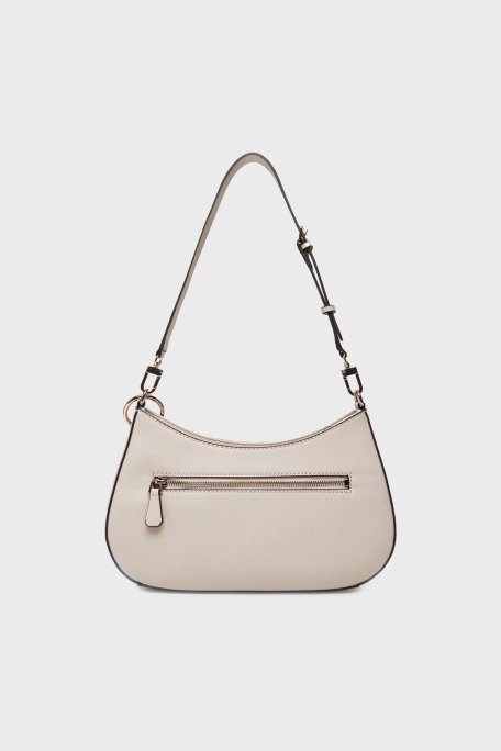Guess Noelle Logolu Ayarlanabilir Omuz Askılı HWZG9672180 Bayan Çanta HWZG96 72180 BON EKRU - Guess (1)