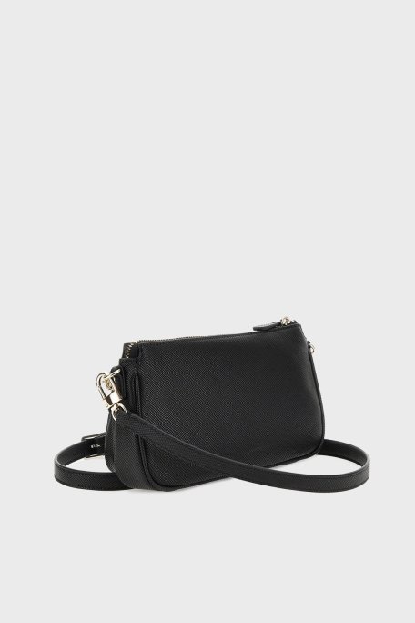 Guess Noelle Logolu Çıkarılabilir Askılı Zincir Detaylı HWZG9672710 Bayan Çanta HWZG96 72710 BLA SİYAH - Guess (1)