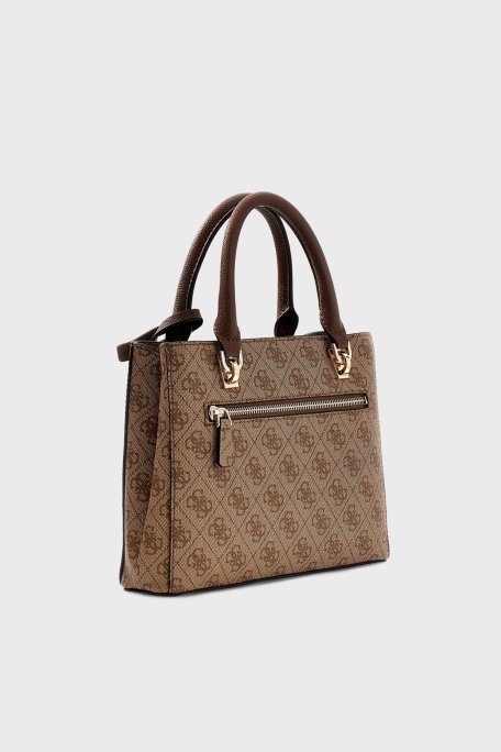 Guess Noelle Logolu Çıkarlabilir Askılı HWBG9672050 Bayan Çanta HWBG96 72050 LGW KAHVE - Guess (1)