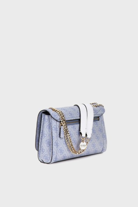 Guess Noelle Logolu Omuz HWBG7879210 Bayan Çanta HWBG78 79210 LUL AÇIK MAVİ - Guess (1)