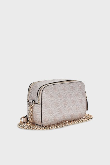 Guess Noelle logolu Zincir Askılı Bayan Çanta HWBD7879140 DVL BEJ - Guess (1)