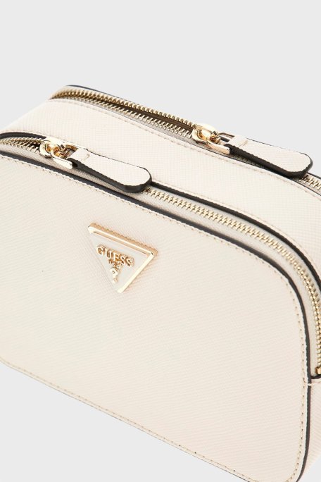 Guess Noelle Logolu Zincir Askılı HWZG9672140 Bayan Çanta HWZG96 72140 BON BEYAZ - Guess (1)