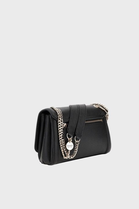 Guess Noelle Logolu Zincir Askılı HWZG9672210 Bayan Çanta HWZG96 72210 BLA SİYAH - Guess (1)