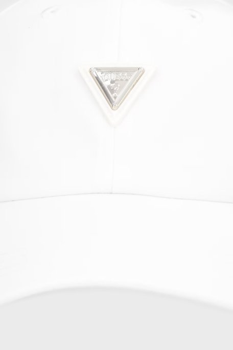 Guess Noemie Üçgen Logolu V6RZ08WG980 Bayan Şapka V6RZ08 WG980 G6K5 BEYAZ - Guess (1)