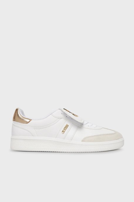 Guess Oleeza2 Aksesuar Detaylı Logolu Sneaker FLTOL2ELE12 Bayan Ayakkabı FLTOL2 ELE12 WHITE BEYAZ - Guess
