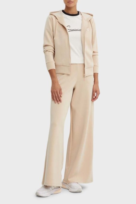 Guess Olympe Regular Fit Normal Bel Bol Paça V4YB07KCAY2 Bayan Pantolon V4YB07 KCAY2 G1L9 BEJ - Guess (1)